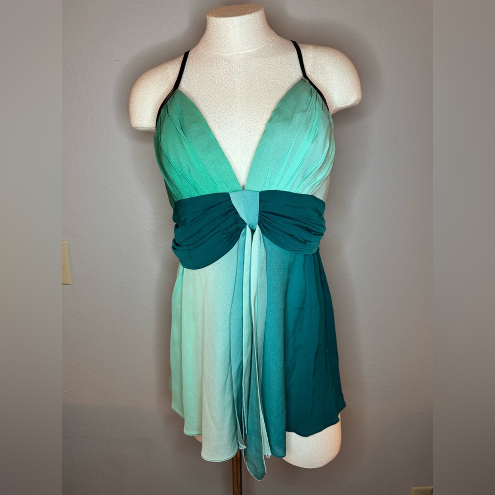 “Single” Women's Teal/Green Ombre Camisole (D2) NEW! Stunning 🤩